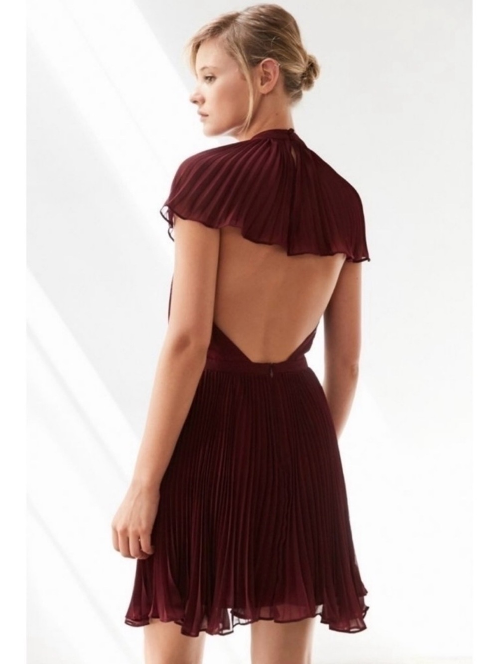 KEEPSAKE The Label Come Back Pleated Mini Dress